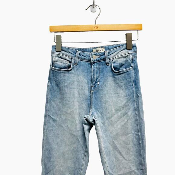 L'AGENCE Kendra H/R Crop Flare Jeans in‎ Indio Women’s Size 24 - Picture 3 of 11